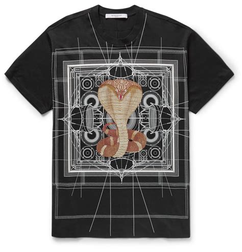 givenchy cobra|Givenchy t shirts black and white.